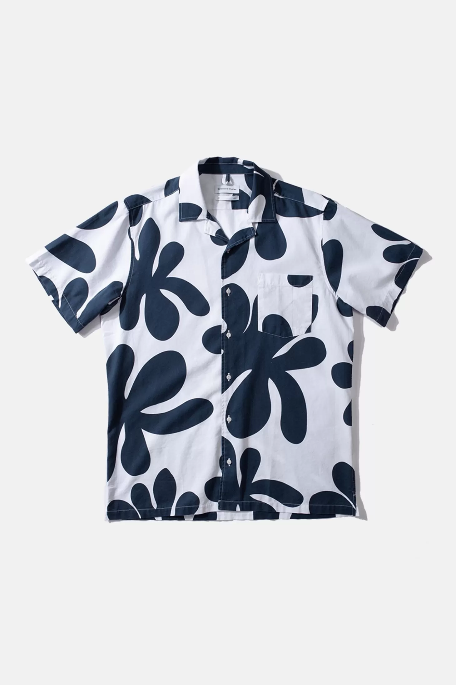 Best Edmmond Studios Alice Short Sleeve Shirt Printed Navy