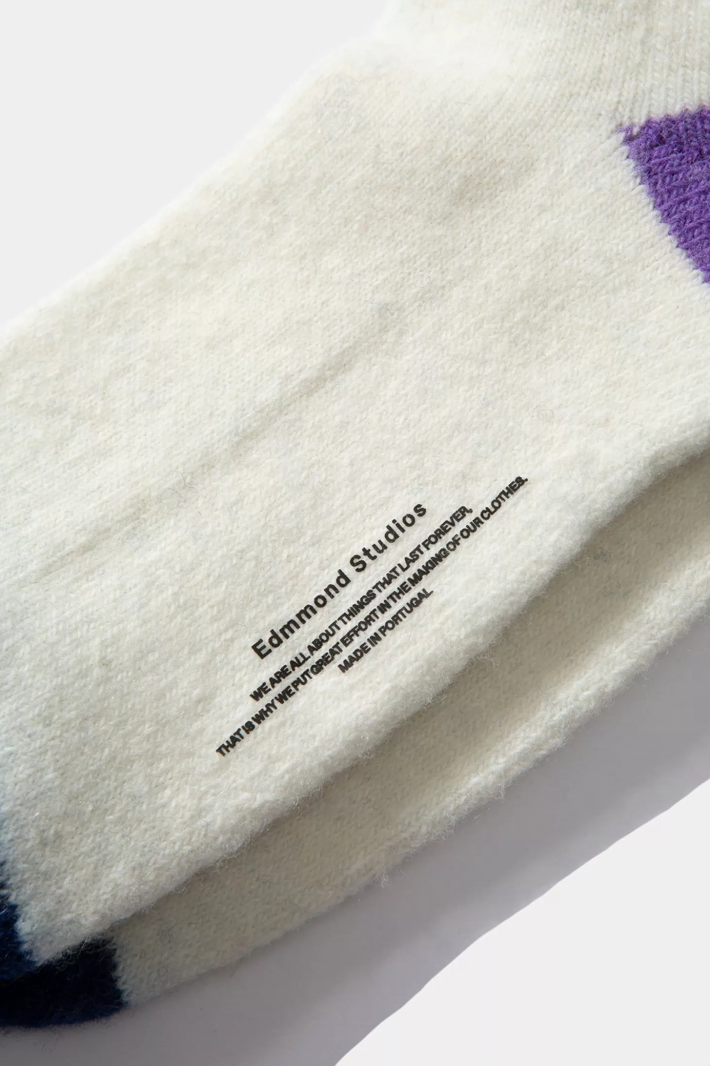 Flash Sale Edmmond Studios Archer Socks Plain Off White