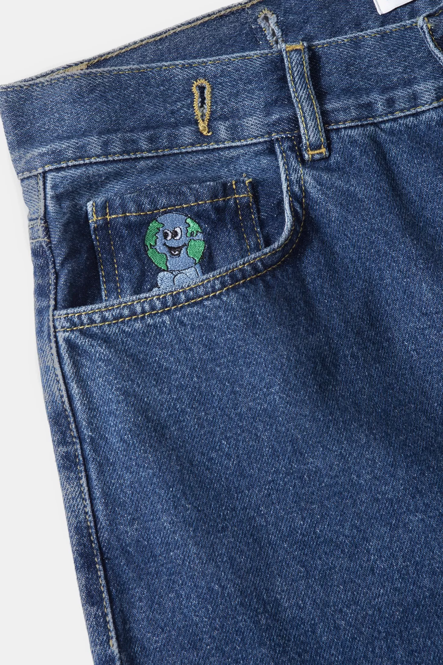 Hot Edmmond Studios Avail Pants Denim Plain Bleach