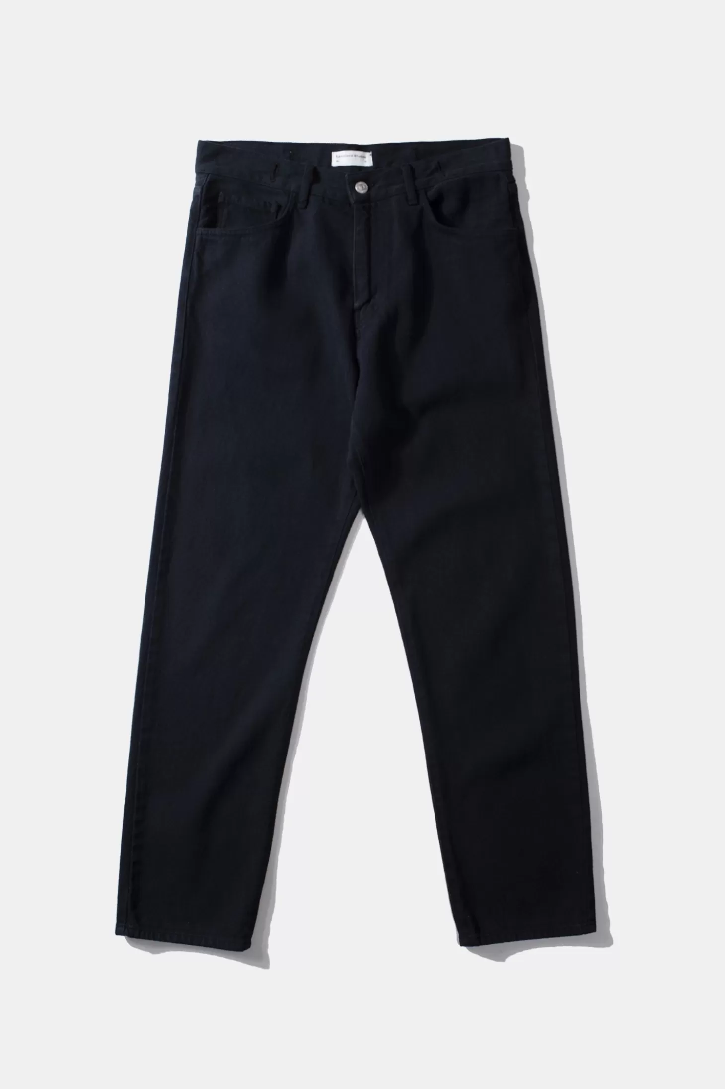 Shop Edmmond Studios Avail Pants Plain Navy