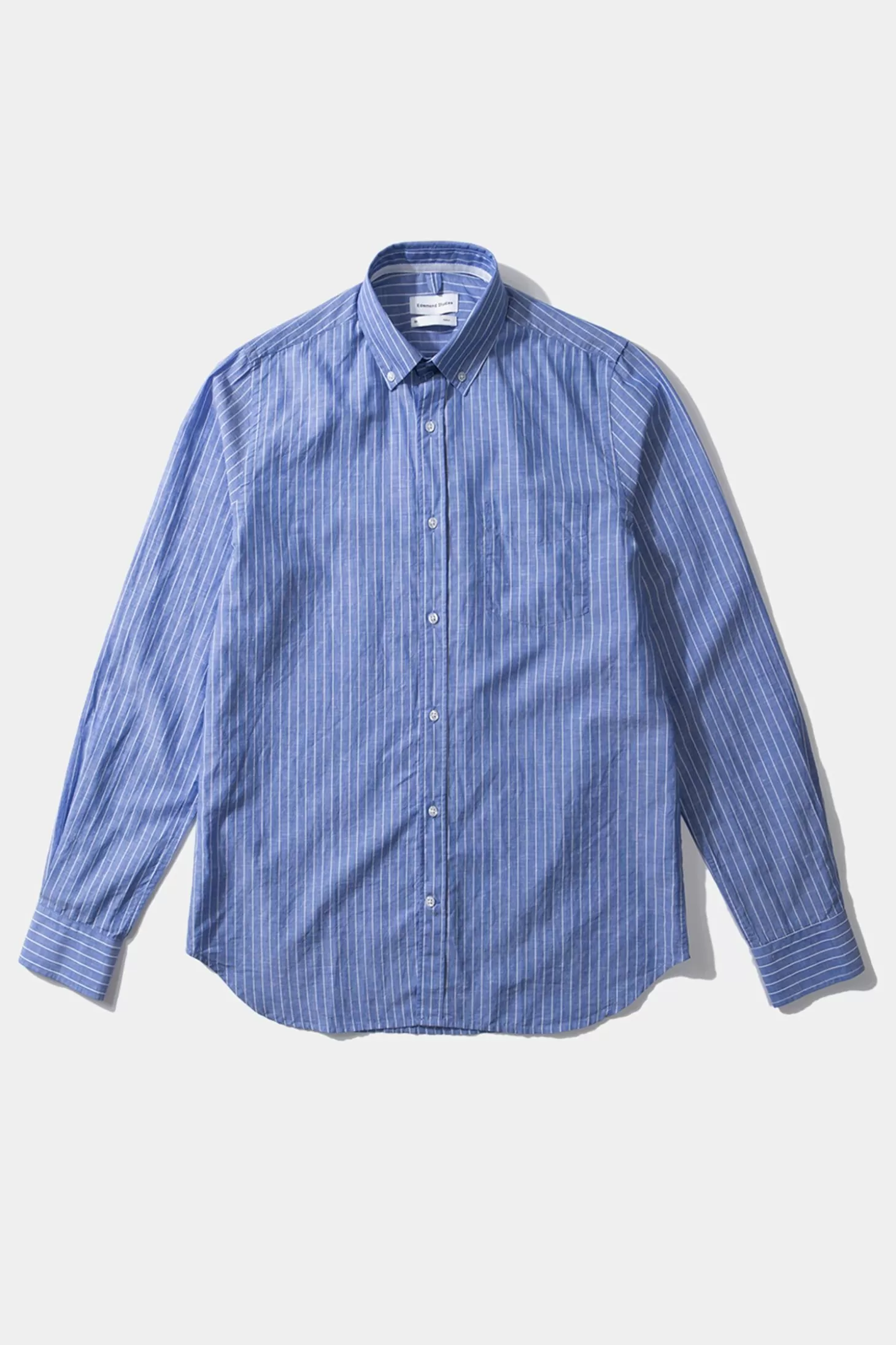 Hot Edmmond Studios Bold Shirt Vertical Stripes Blue
