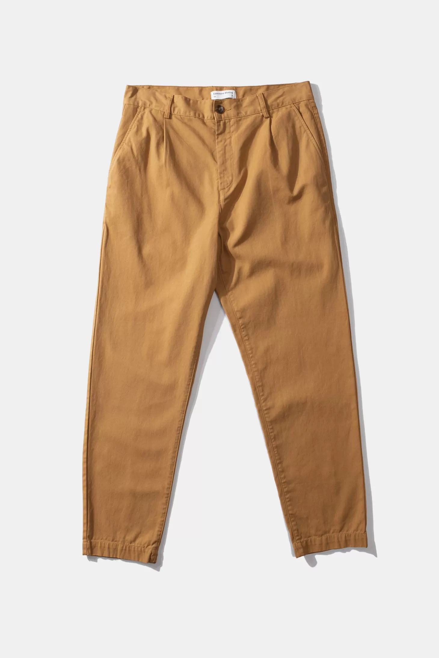 Outlet Edmmond Studios Chino Herringbone Plain Caramel