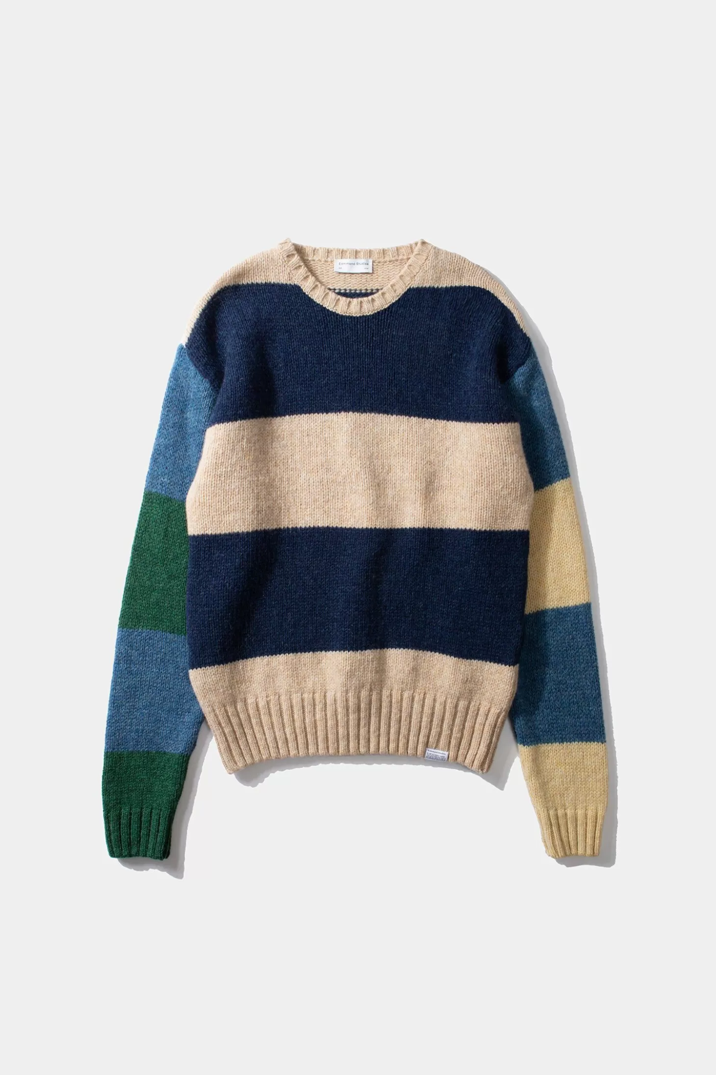 Outlet Edmmond Studios Clown Sweater Colour Block Navy