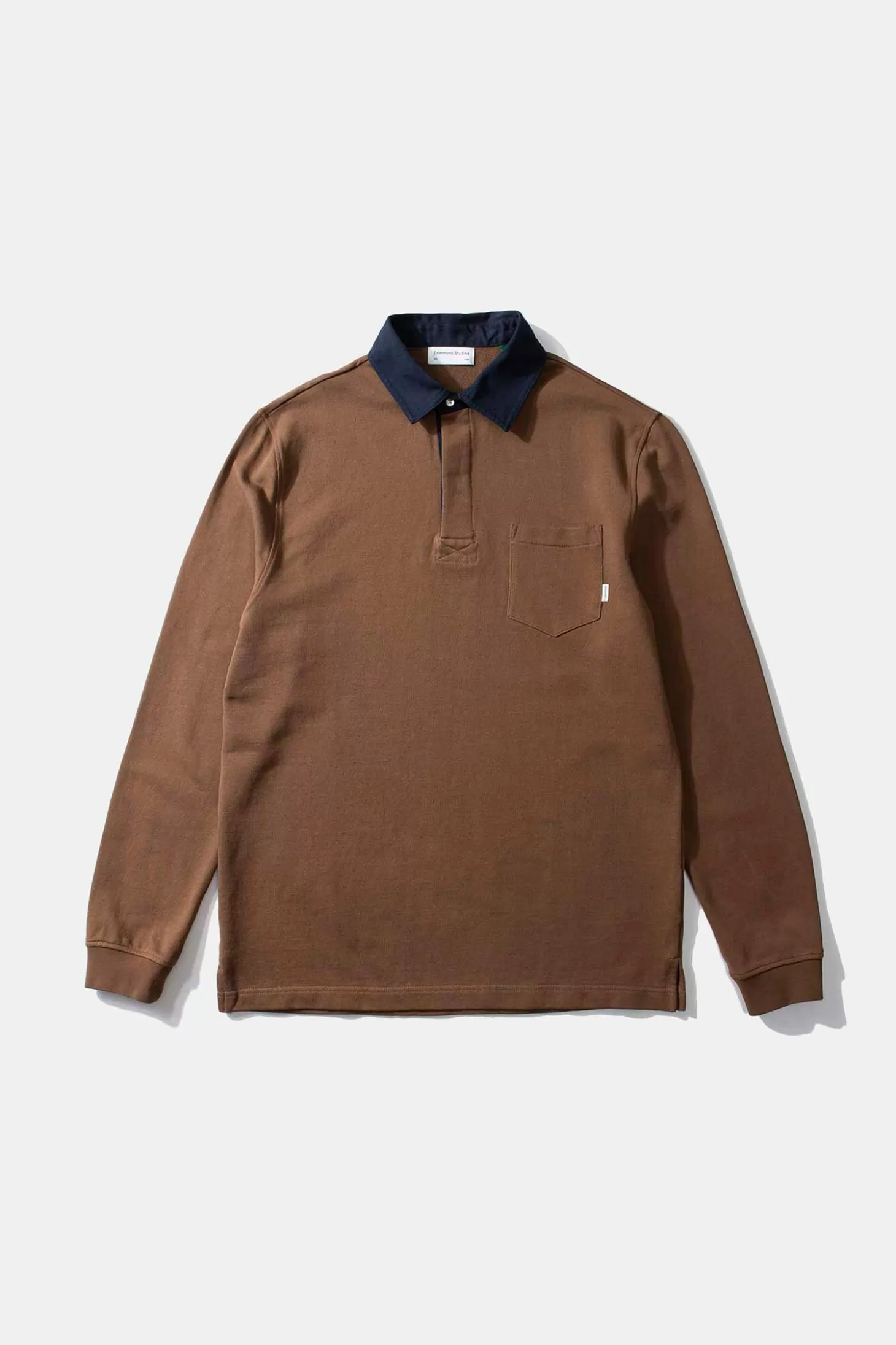 Sale Edmmond Studios College Polo Plain Brown