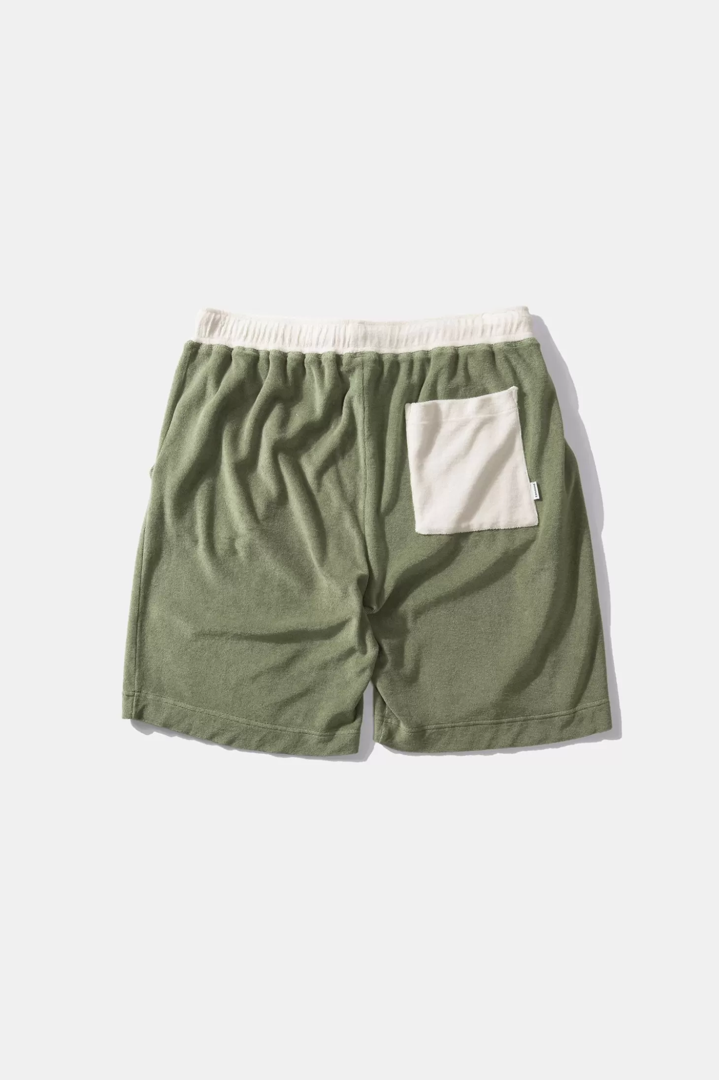 New Edmmond Studios Contrast Terry Shorts Plain Olive