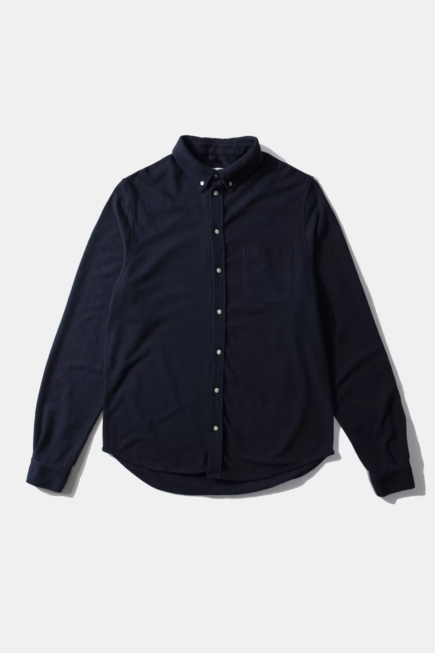 Sale Edmmond Studios Crisp Shirt Plain Navy