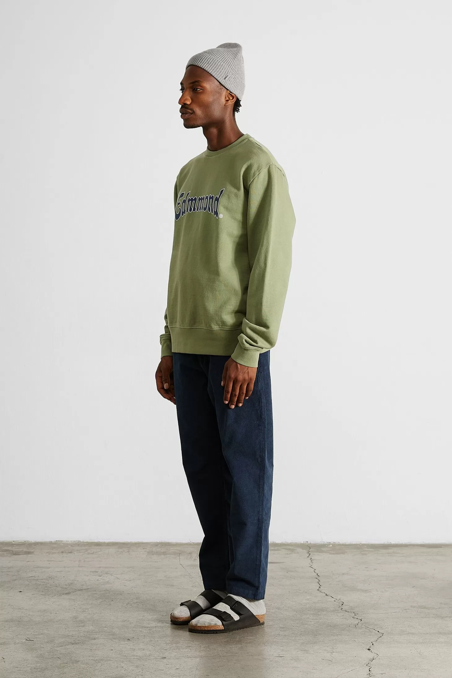 Sale Edmmond Studios Curly Sw Plain Olive