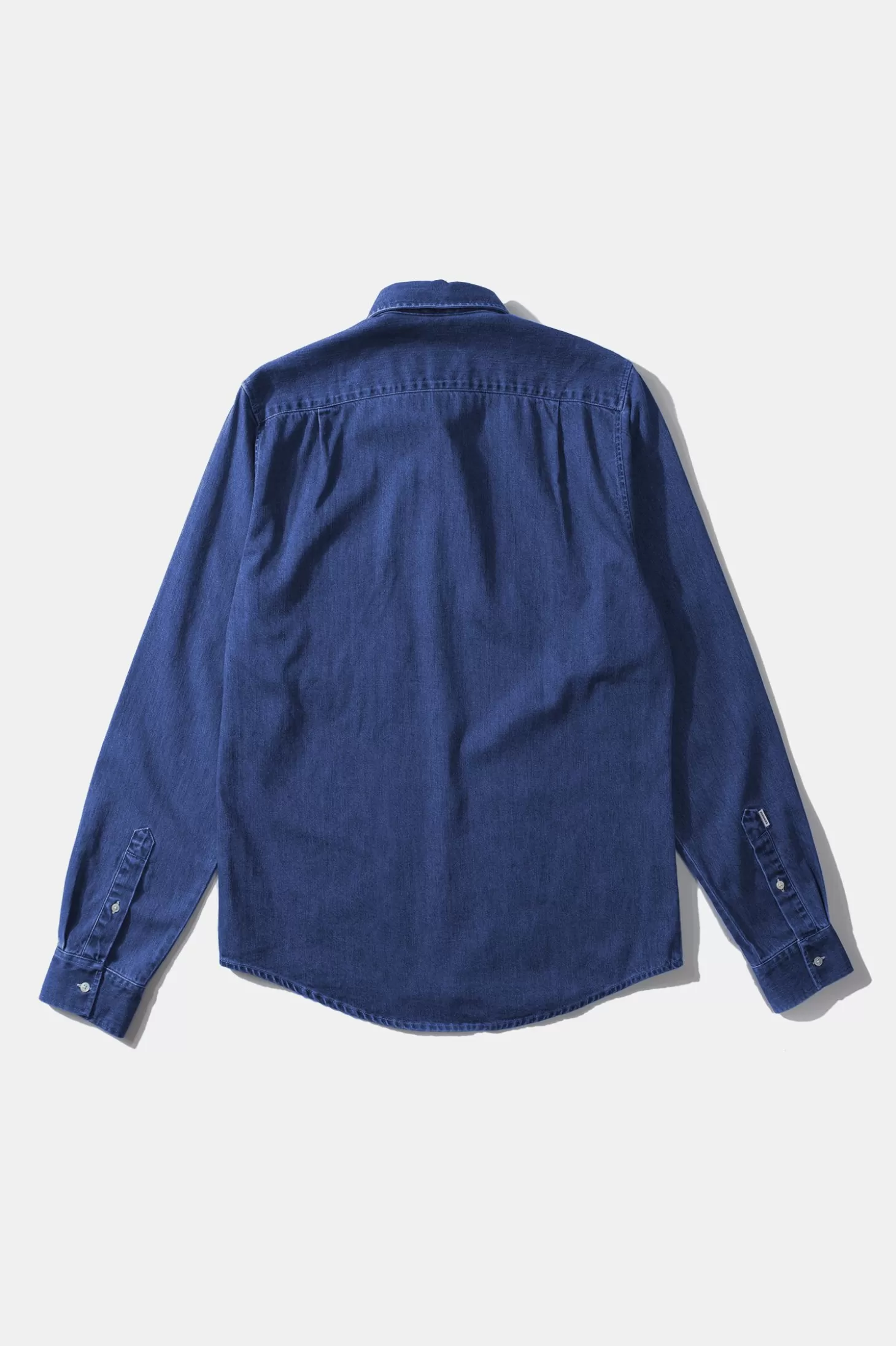 Outlet Edmmond Studios Day Shirt Denim Plain Stonewash