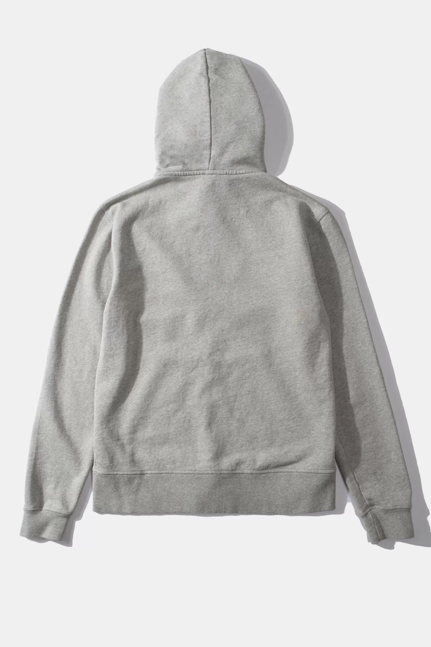 Best Sale Edmmond Studios Duck Patch Zip Hoodie Plain Grey