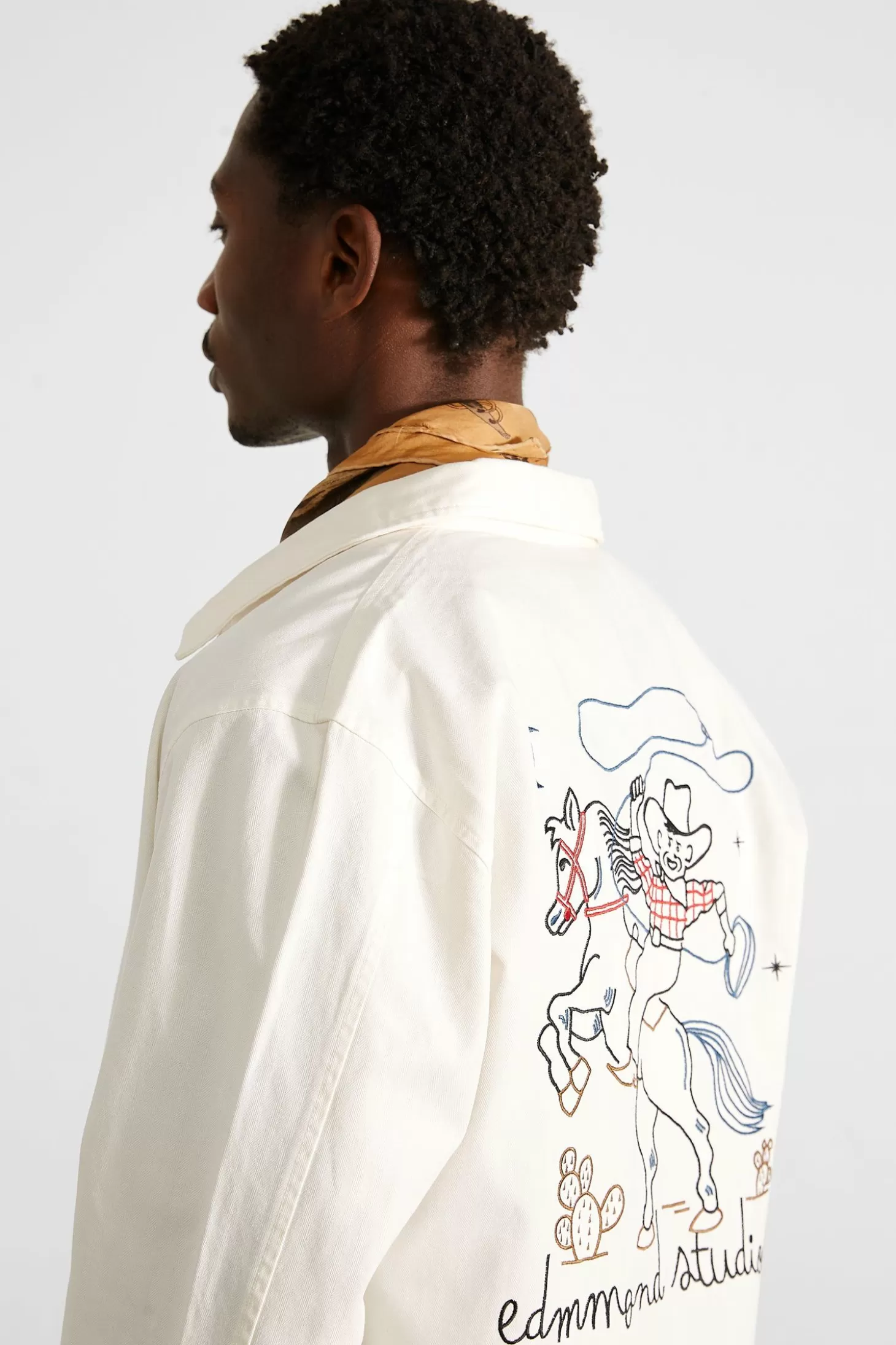 Store Edmmond Studios Embroidery Jacket Plain Off White