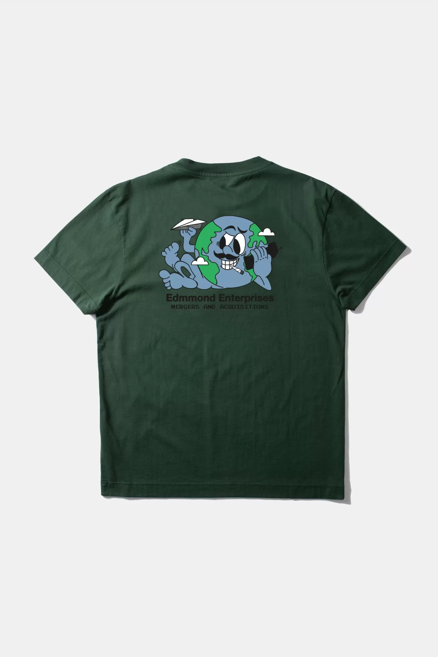 Clearance Edmmond Studios Enterprises Tee Plain Dk Green