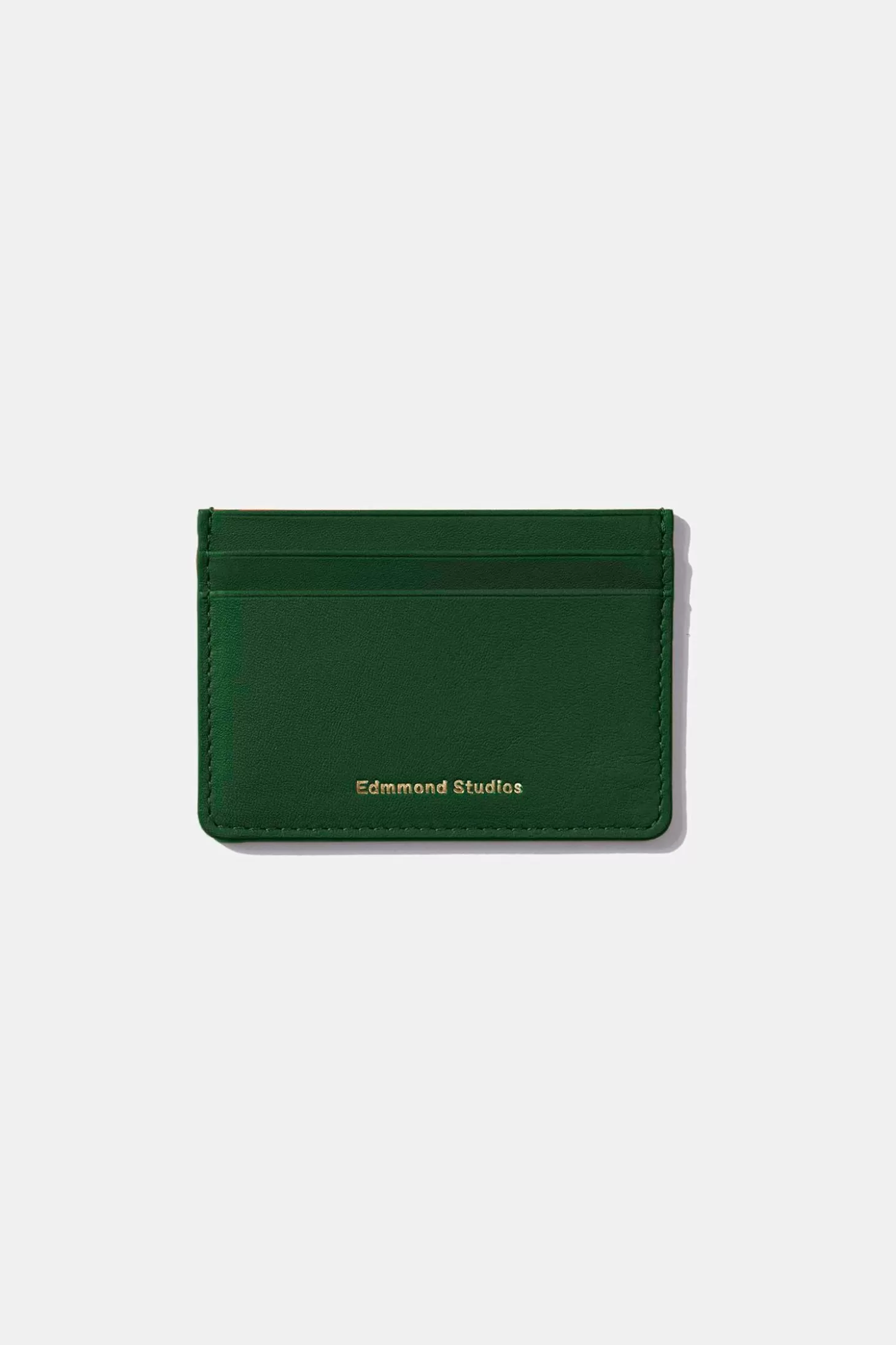 New Edmmond Studios Fold Card Holder Plain Dk Green