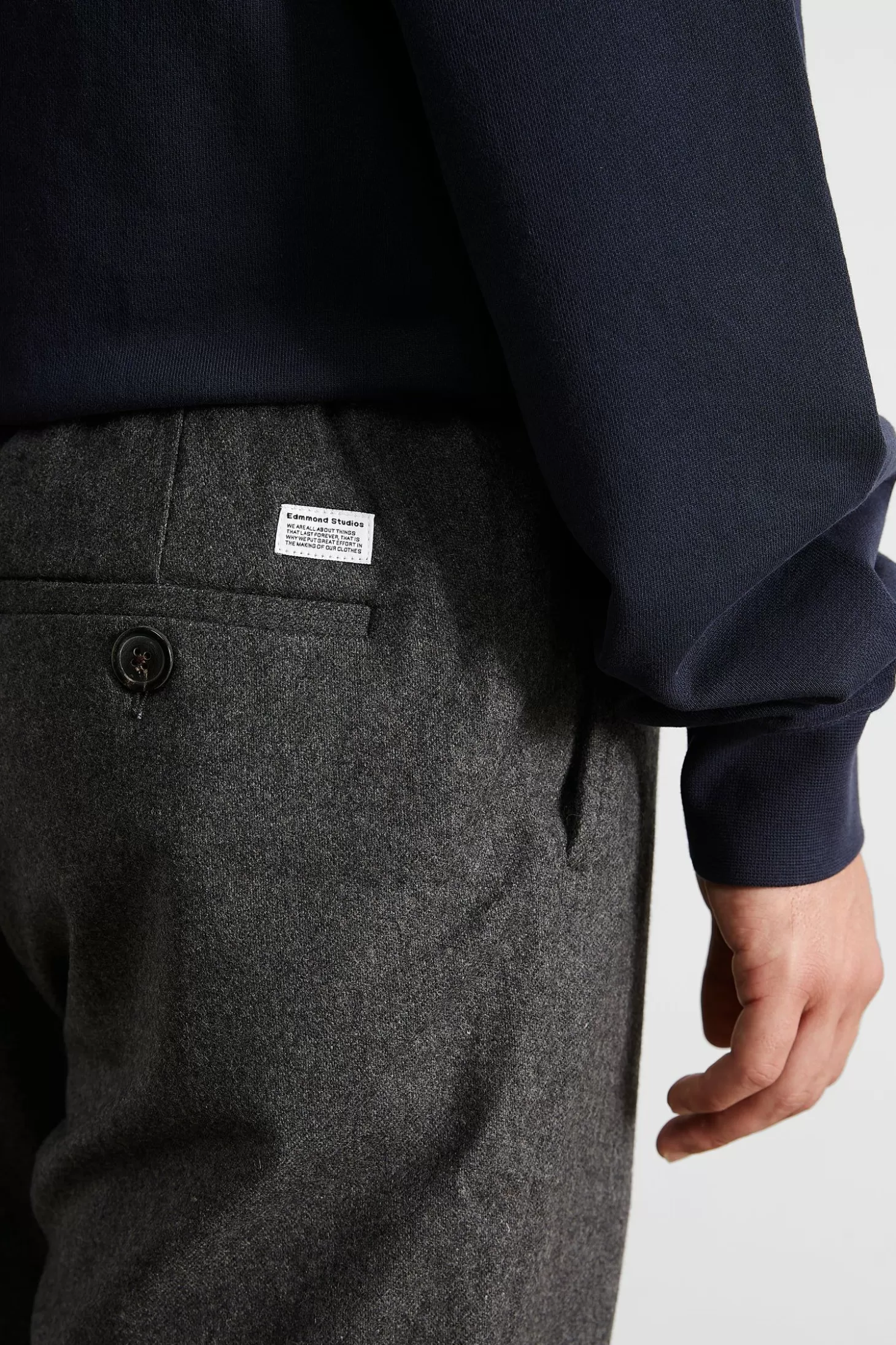 Best Edmmond Studios Jack Pants Plain Grey