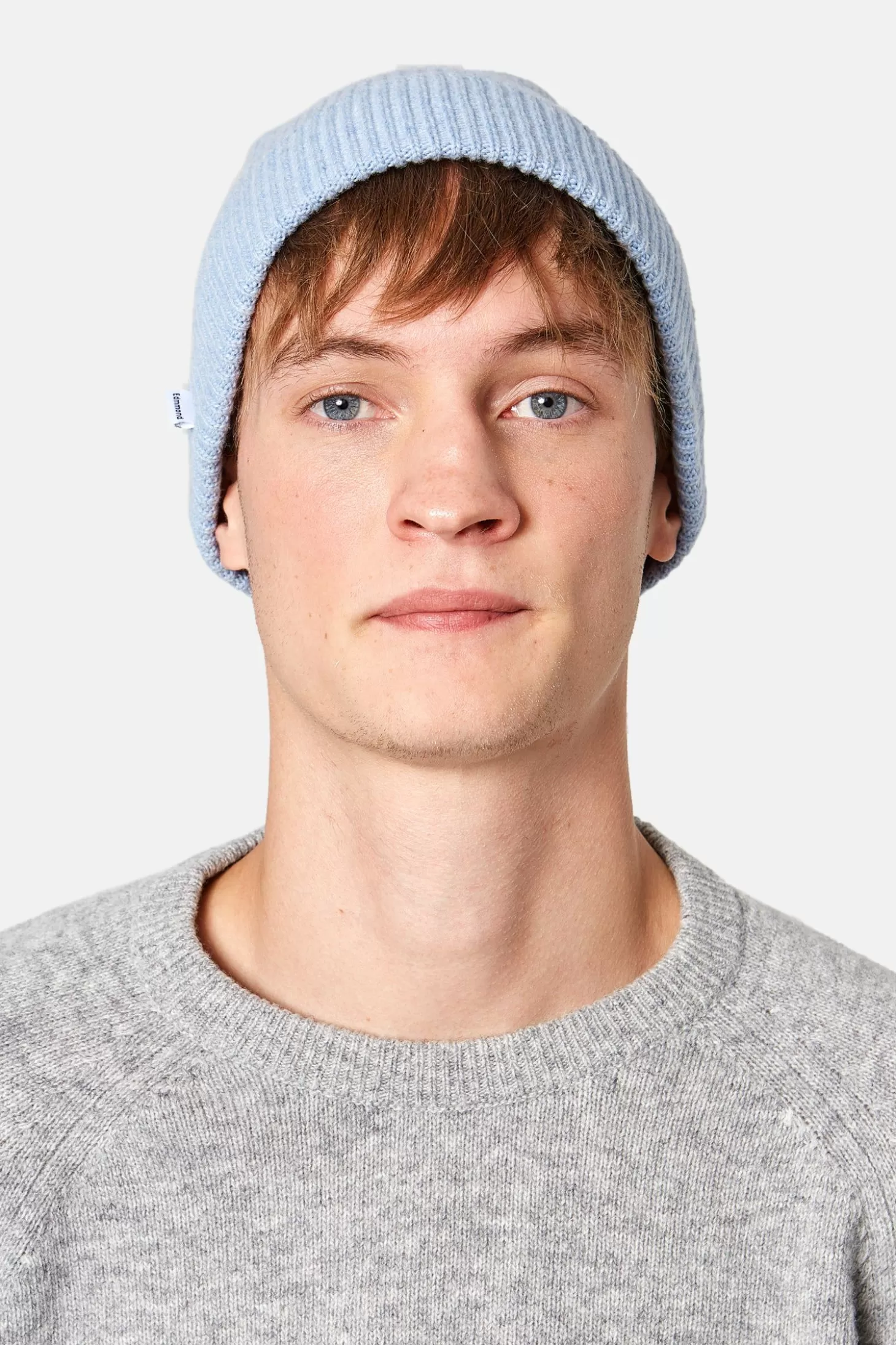 Cheap Edmmond Studios Knit Beanie Plain Light Blue