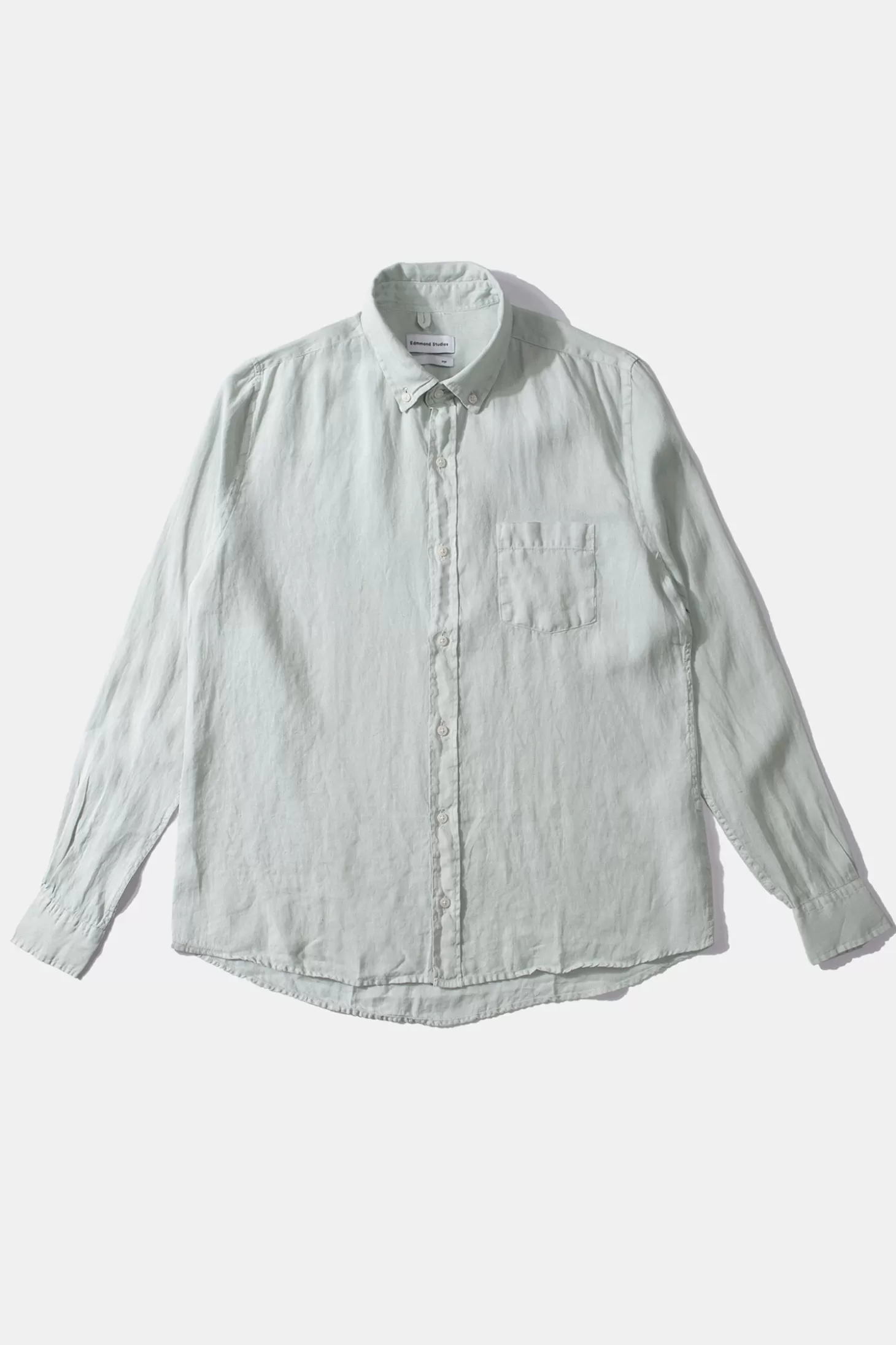 Best Edmmond Studios Linen Shirt Plain Sage