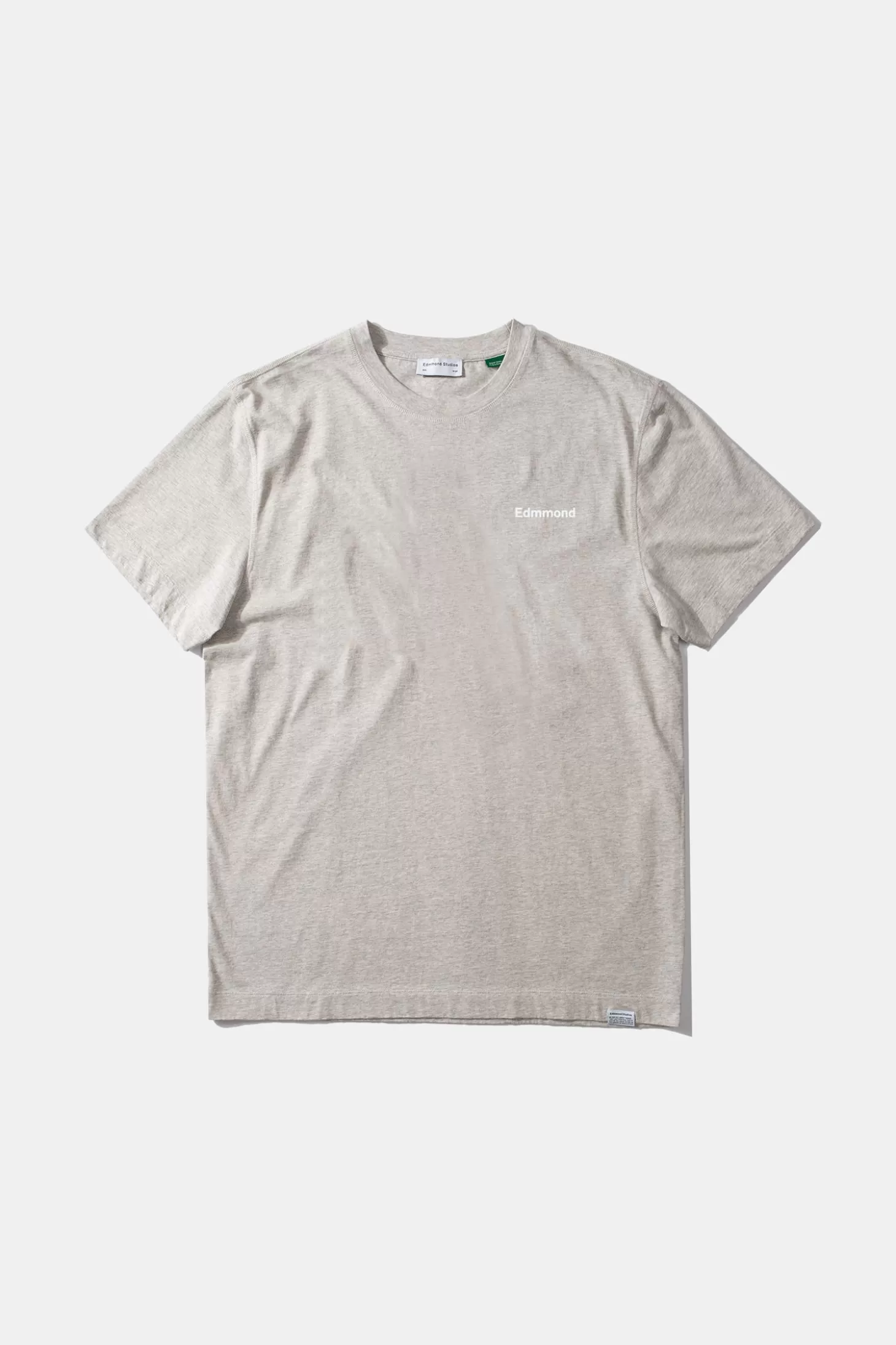 Outlet Edmmond Studios Mini Logo Plain Grey Melange
