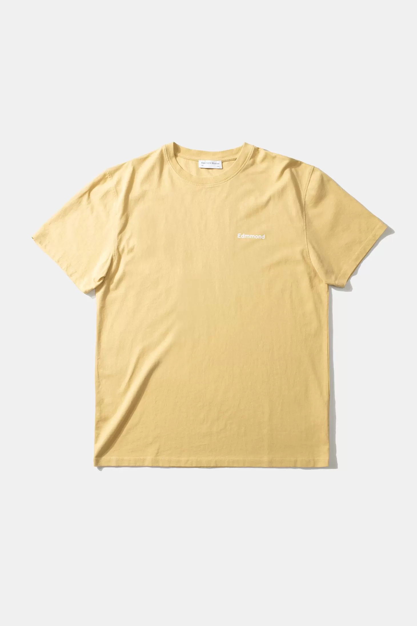Shop Edmmond Studios Mini Logo Plain Light Yellow