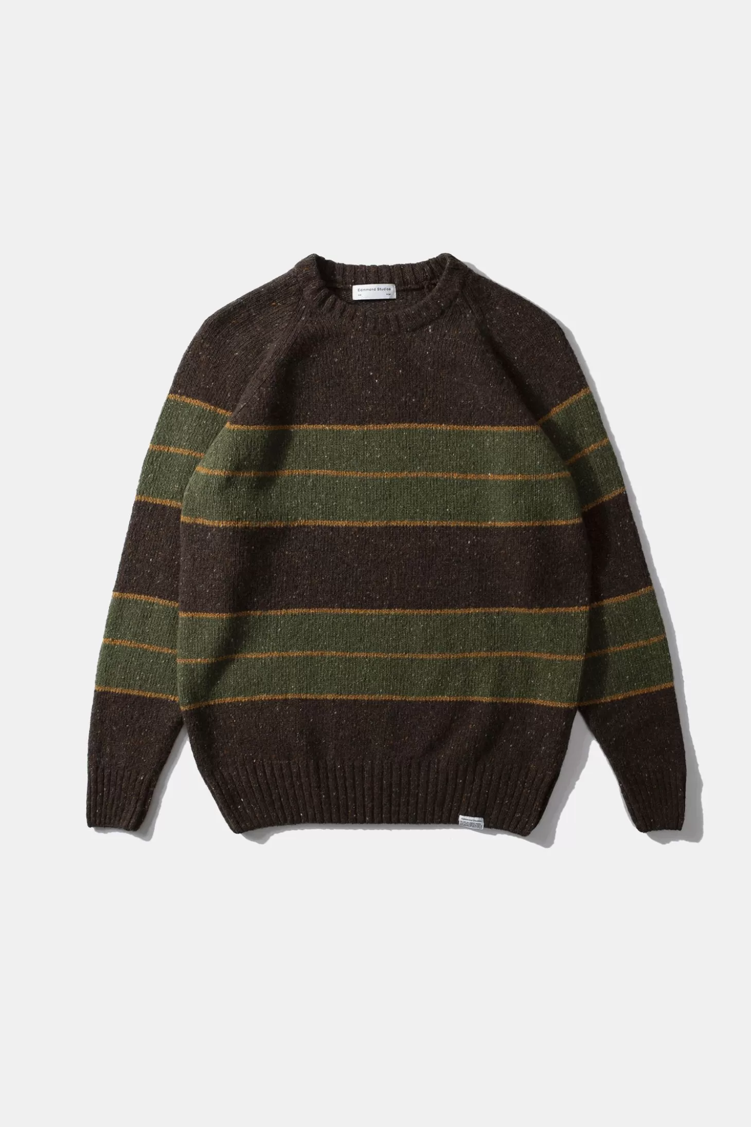 Flash Sale Edmmond Studios Multi Stripes Sweater Plain Brown