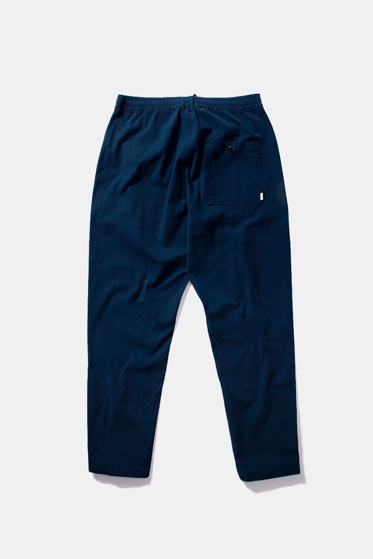 Cheap Edmmond Studios Murano Seersucker Pants Plain Navy