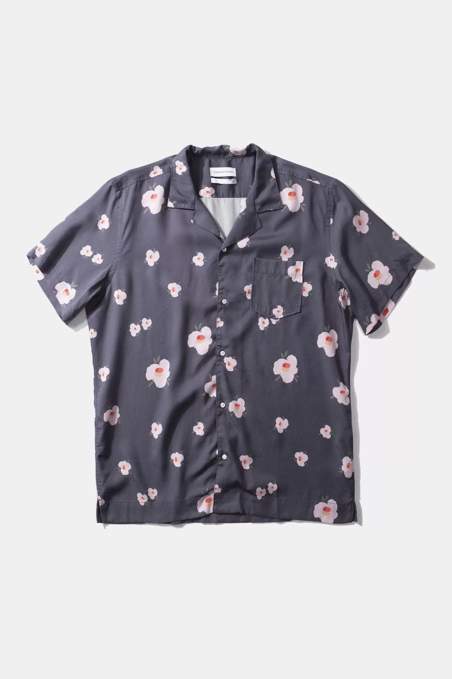 Cheap Edmmond Studios Orchid Short Sleeve Plain Navy
