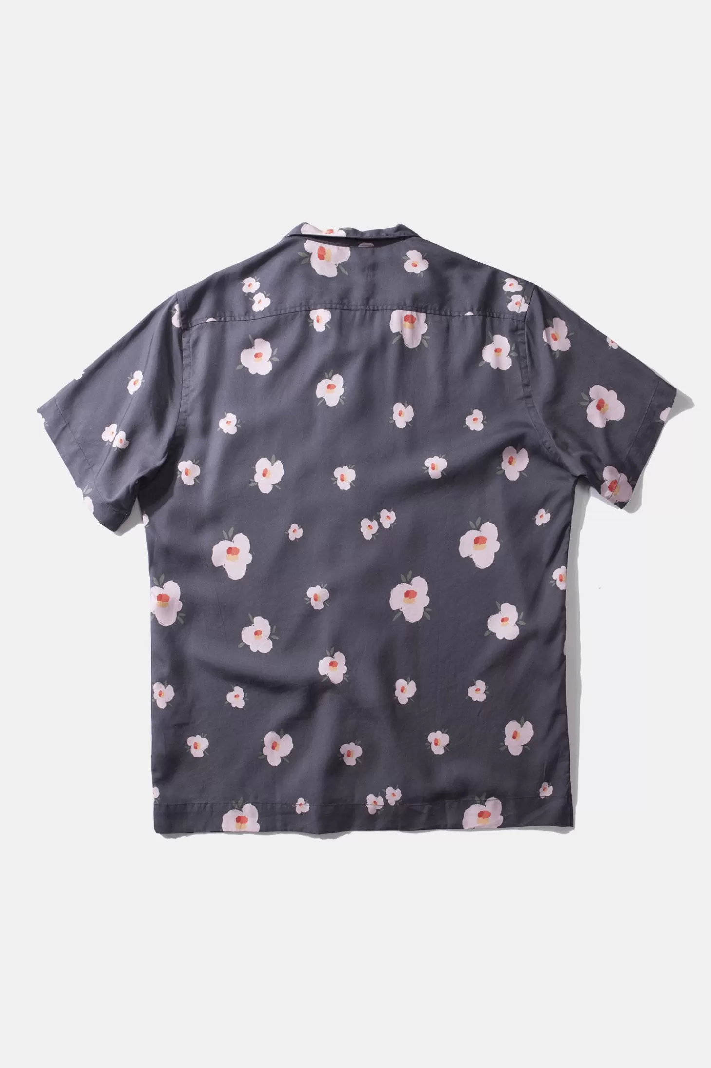 Cheap Edmmond Studios Orchid Short Sleeve Plain Navy