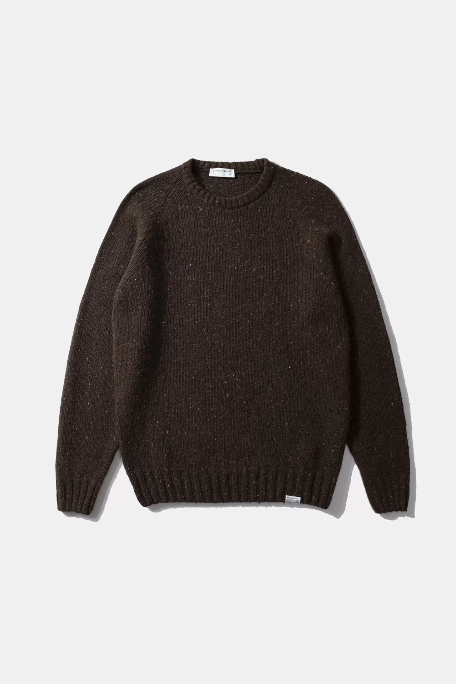 Shop Edmmond Studios Paris Sweater Plain Brown