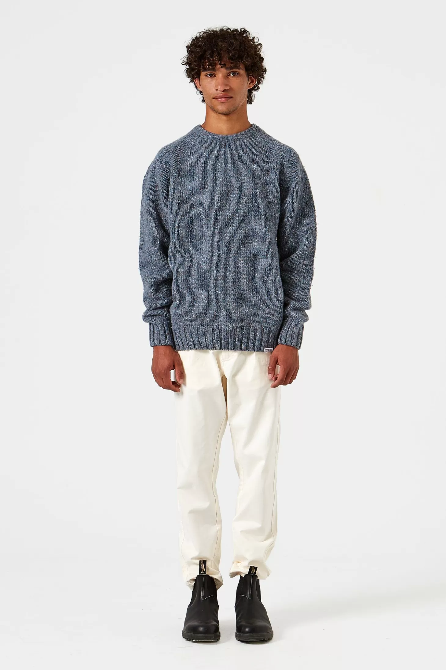 Clearance Edmmond Studios Paris Sweater Plain Steel