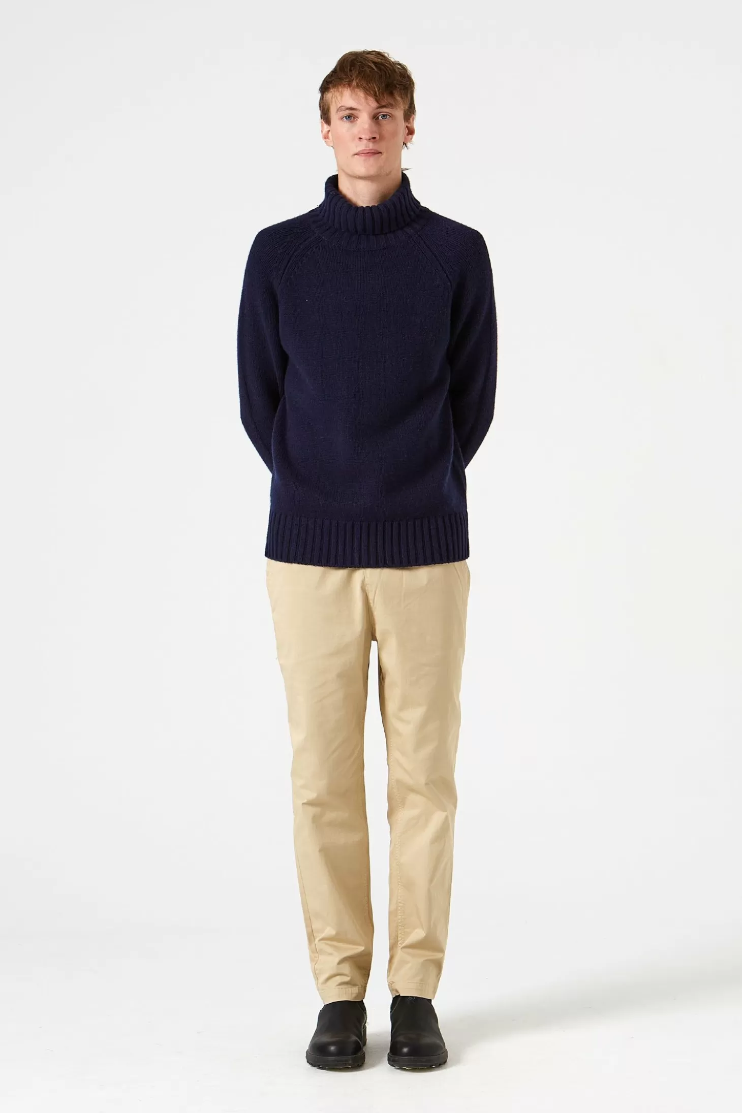 Online Edmmond Studios Paris Turtle Neck Plain Navy
