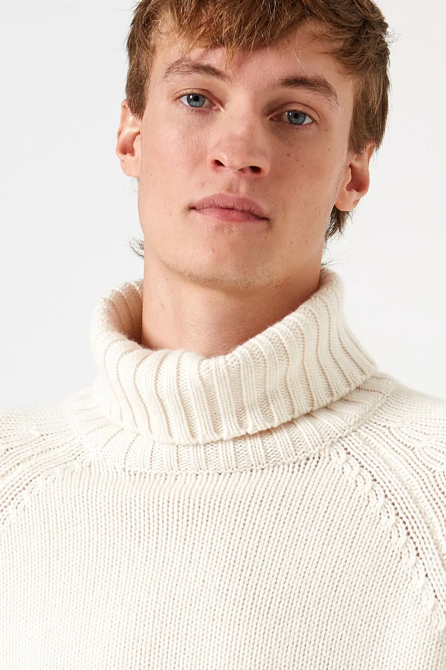 Cheap Edmmond Studios Paris Turtle Neck Plain Off White