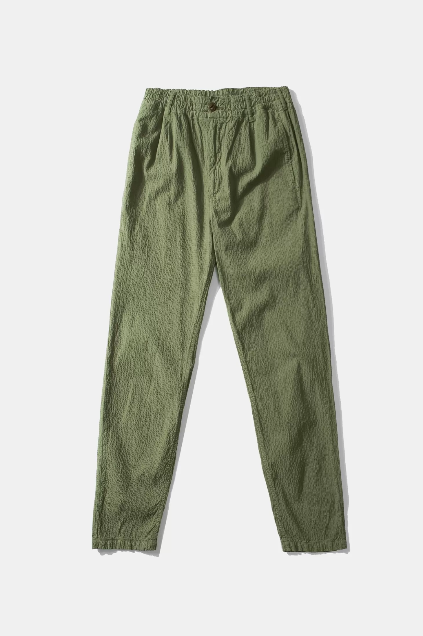 Cheap Edmmond Studios Seersucker Pants Plain Khaki