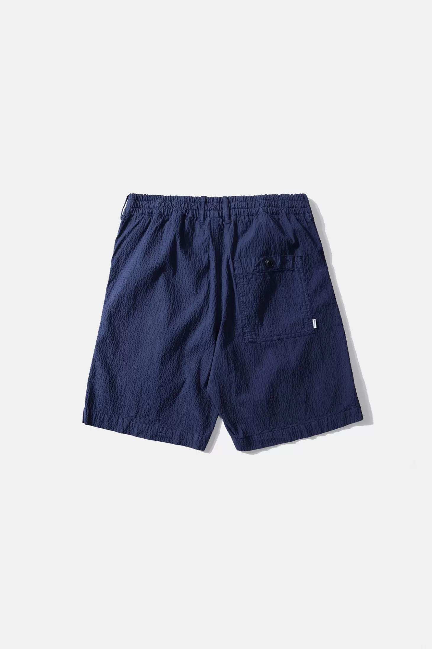 Best Edmmond Studios Seersucker Shorts Plain Navy