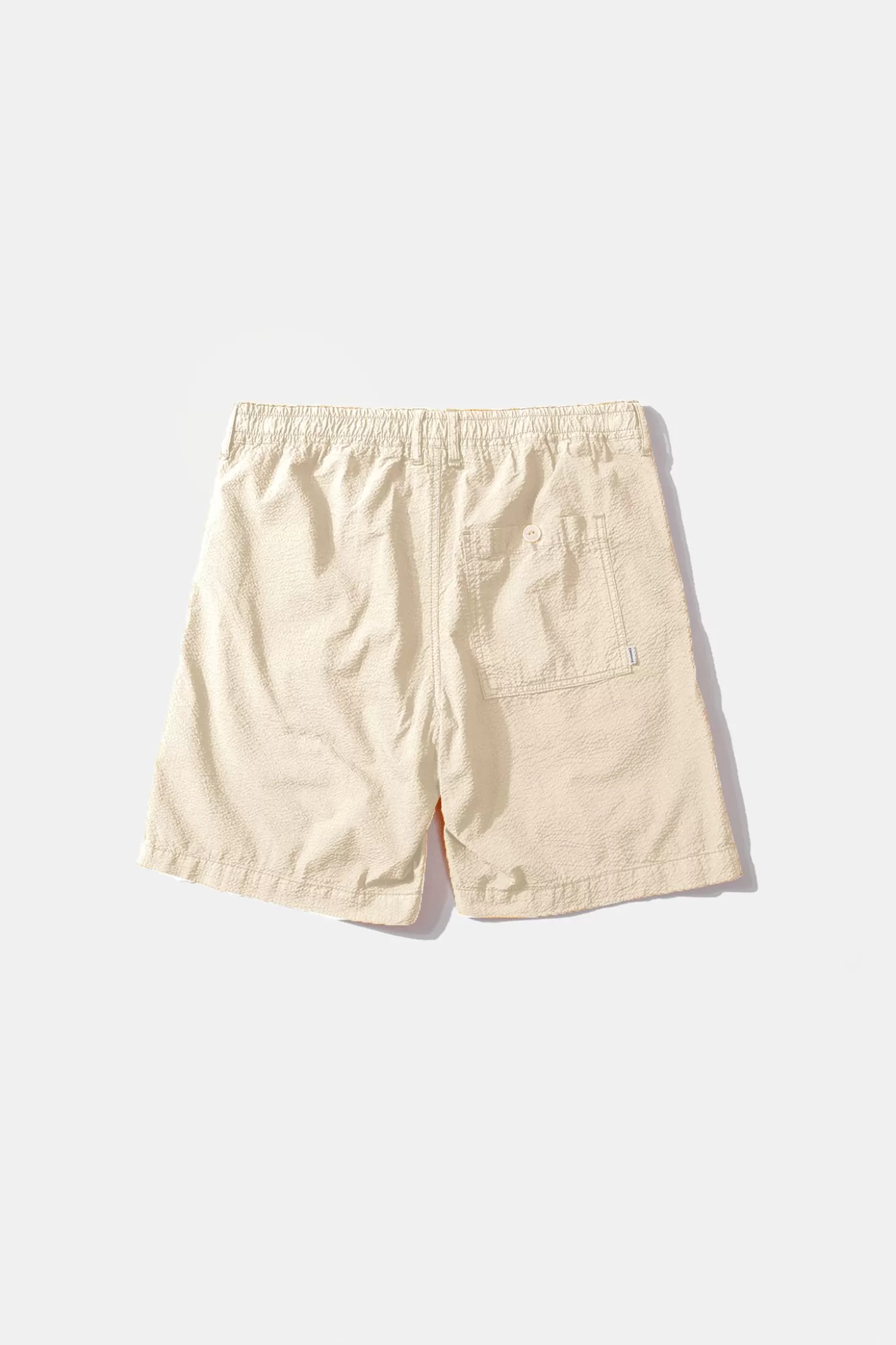 Flash Sale Edmmond Studios Seersucker Shorts Plain Off White