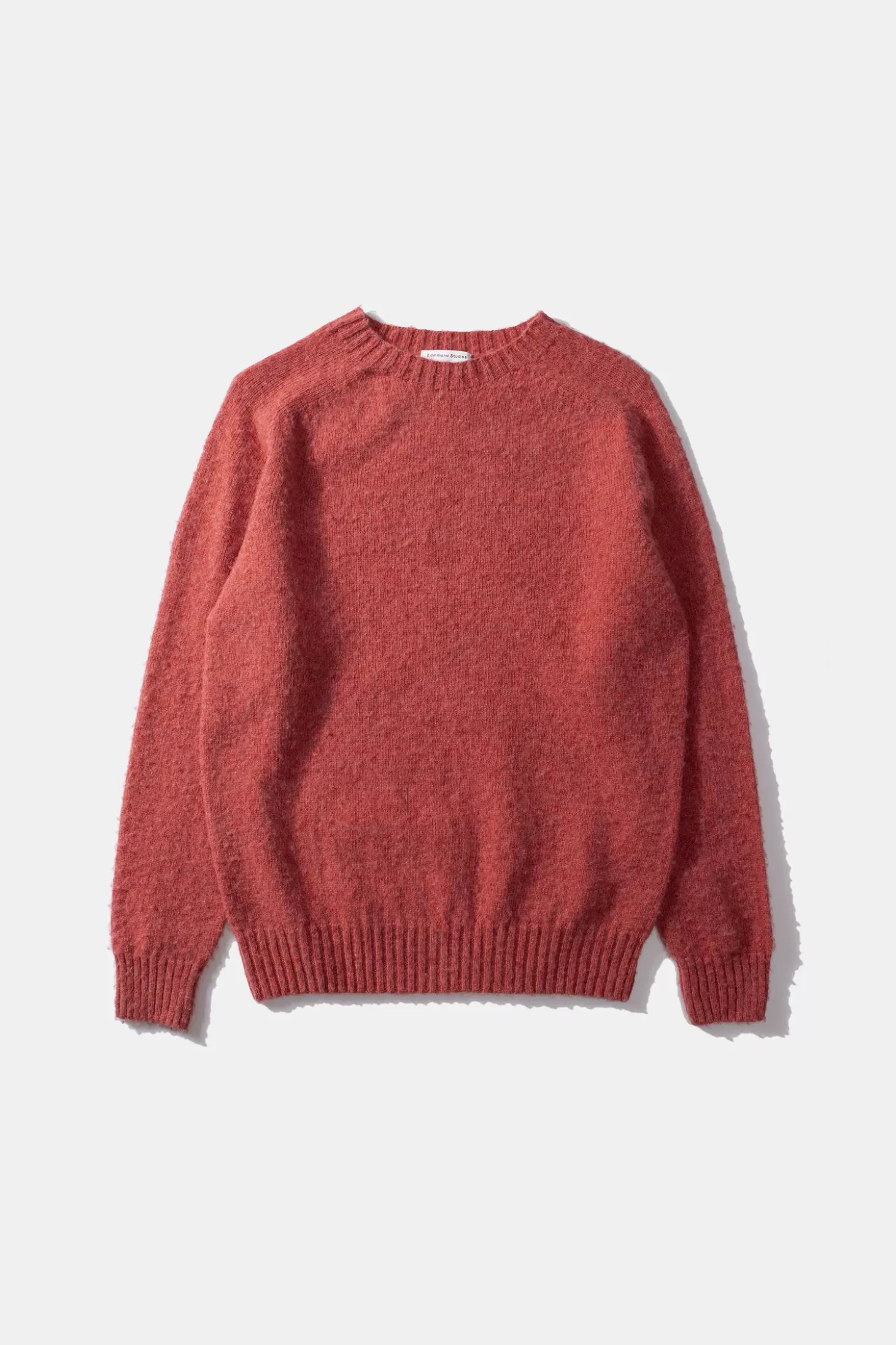Fashion Edmmond Studios Shetland Sweater Plain Salmon
