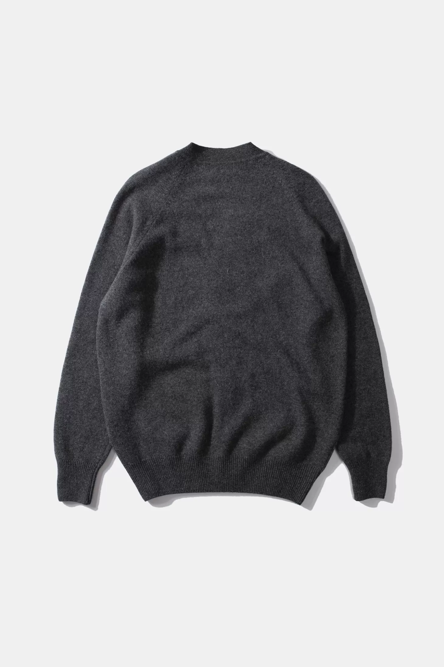 Shop Edmmond Studios Special Duck Cardigan Plain Grey