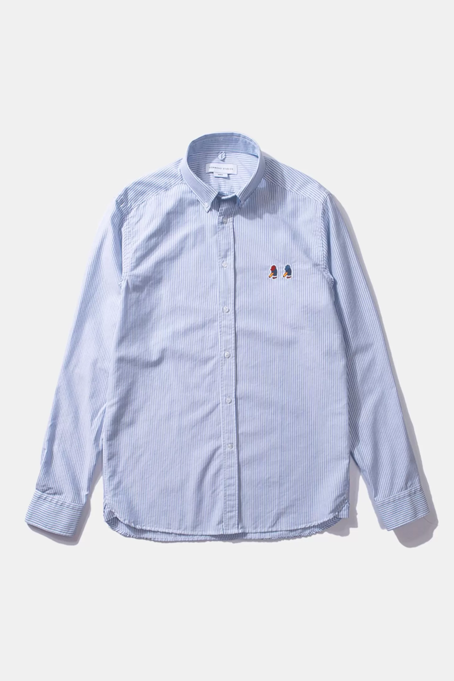 Clearance Edmmond Studios Special Duck Shirt Plain Blue