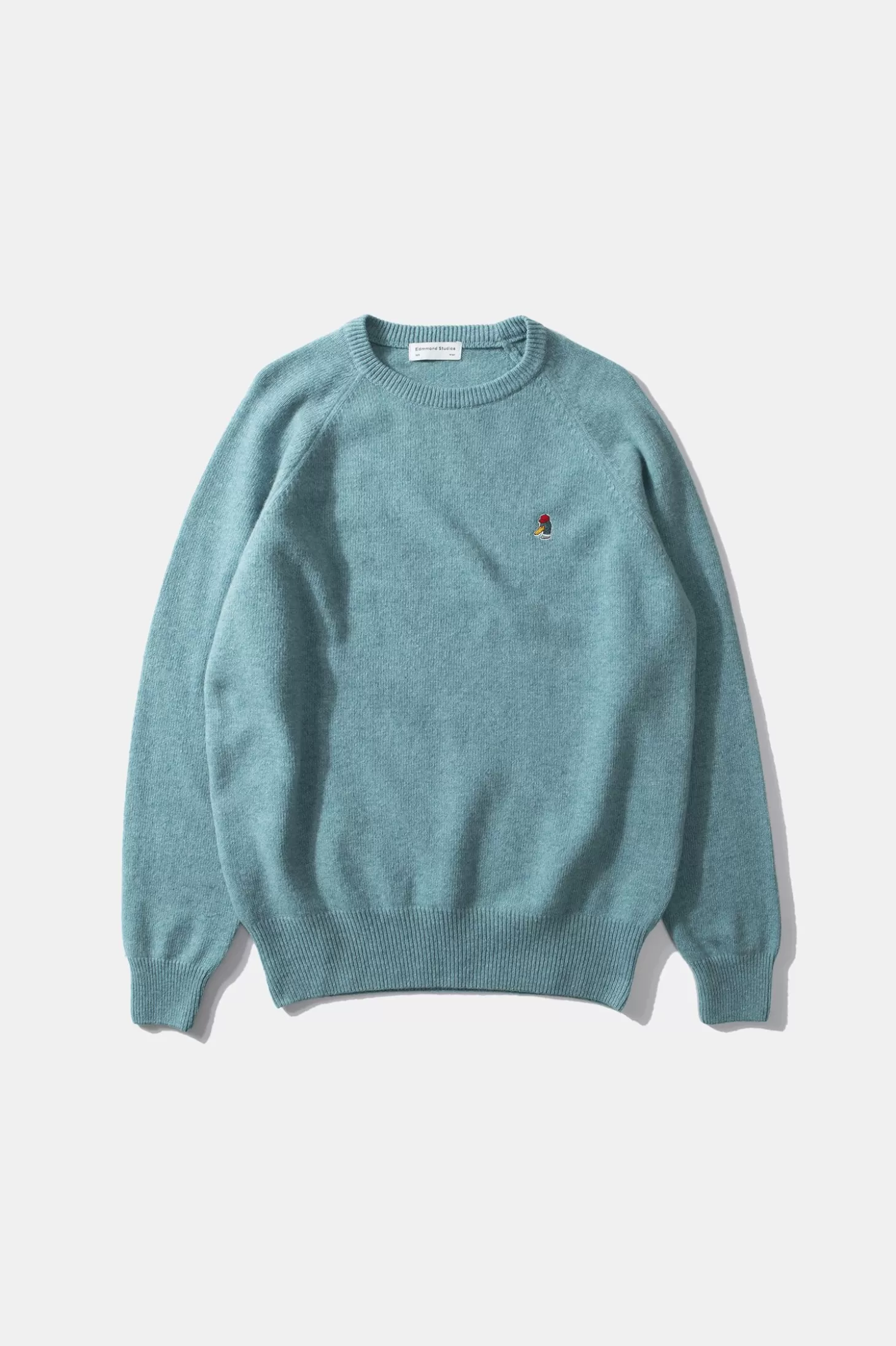 Shop Edmmond Studios Special Duck Sweater Plain Turquoise
