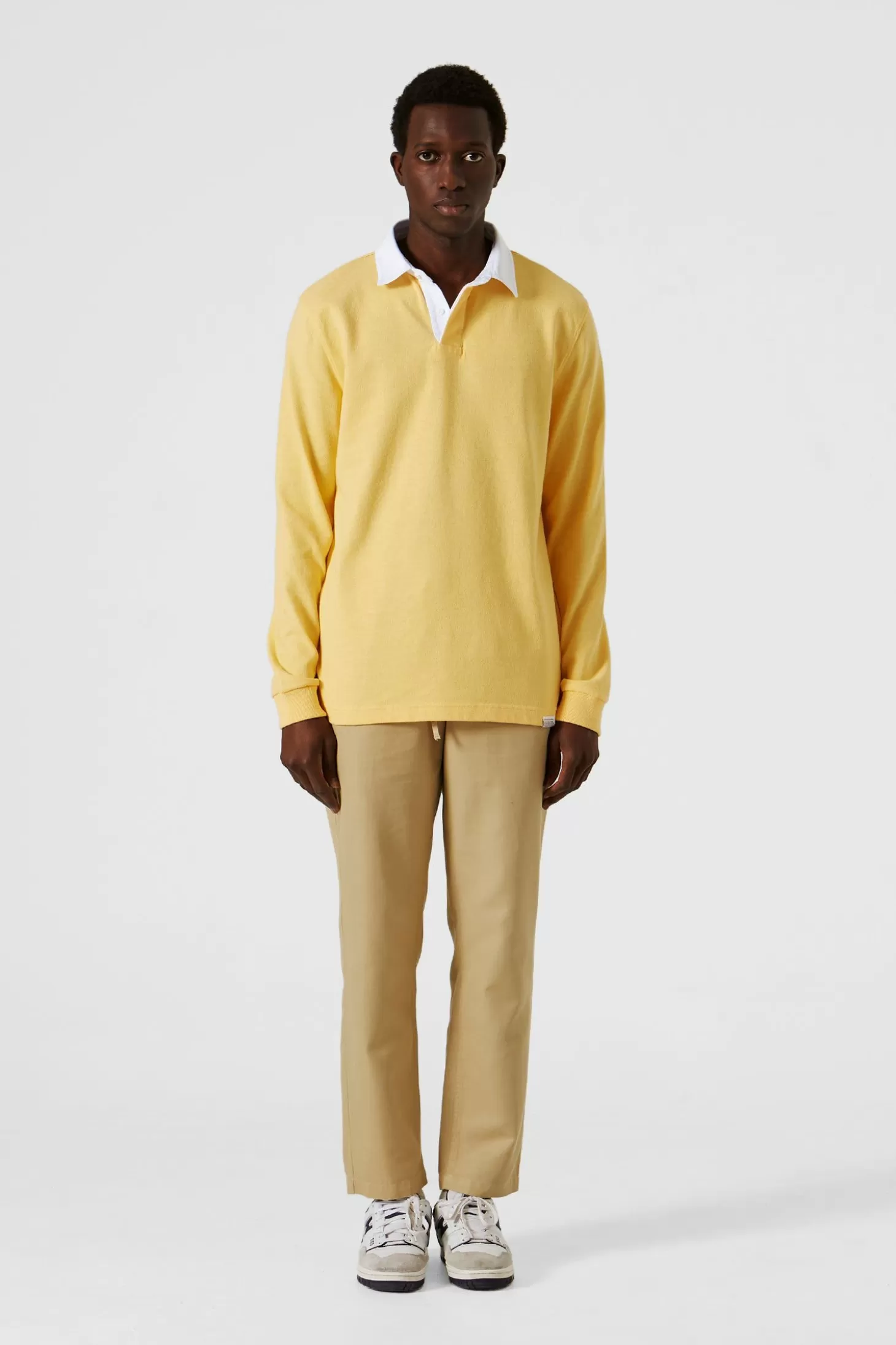 Best Edmmond Studios Spring Polo Plain Yellow