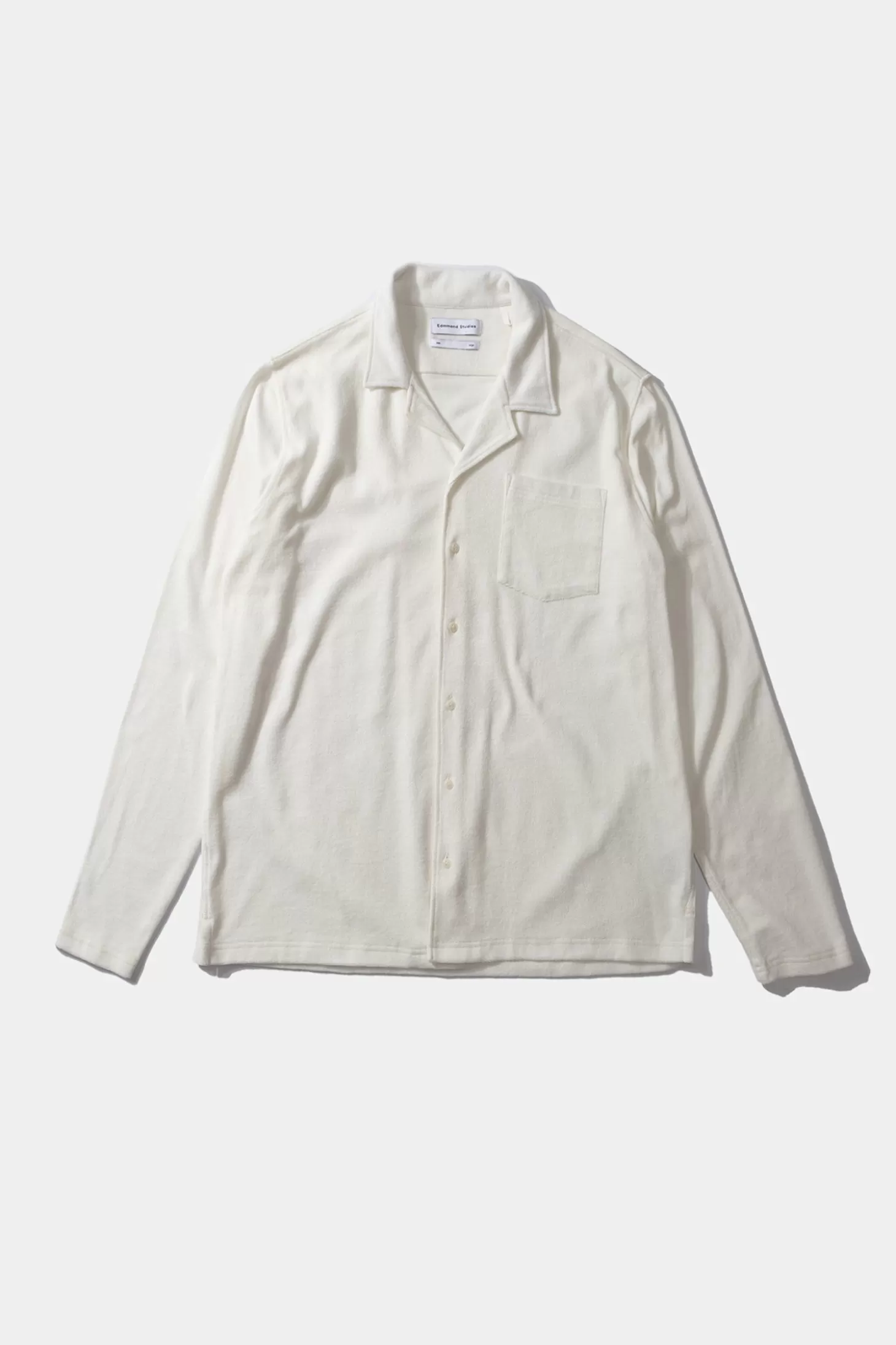 New Edmmond Studios Terry Long Shirt Plain Off White