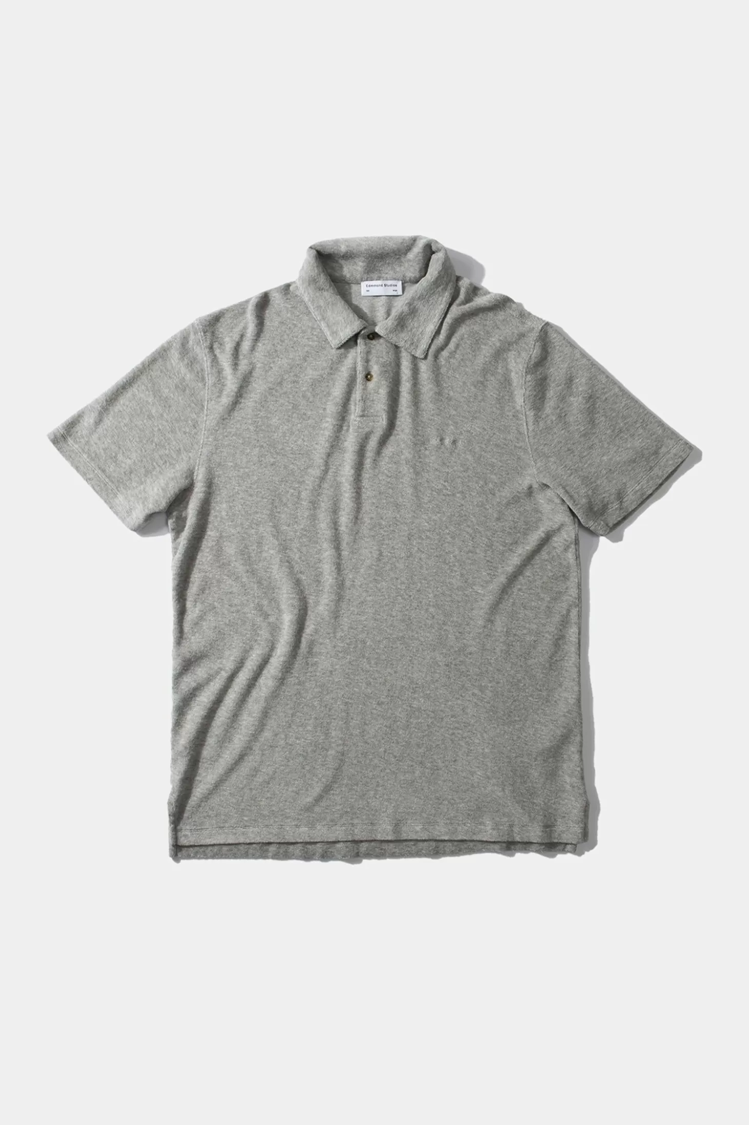 Flash Sale Edmmond Studios Terry Polo Plain Grey Melange