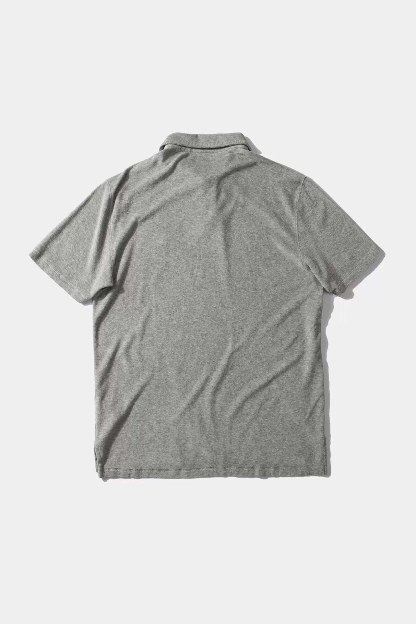 Flash Sale Edmmond Studios Terry Polo Plain Grey Melange