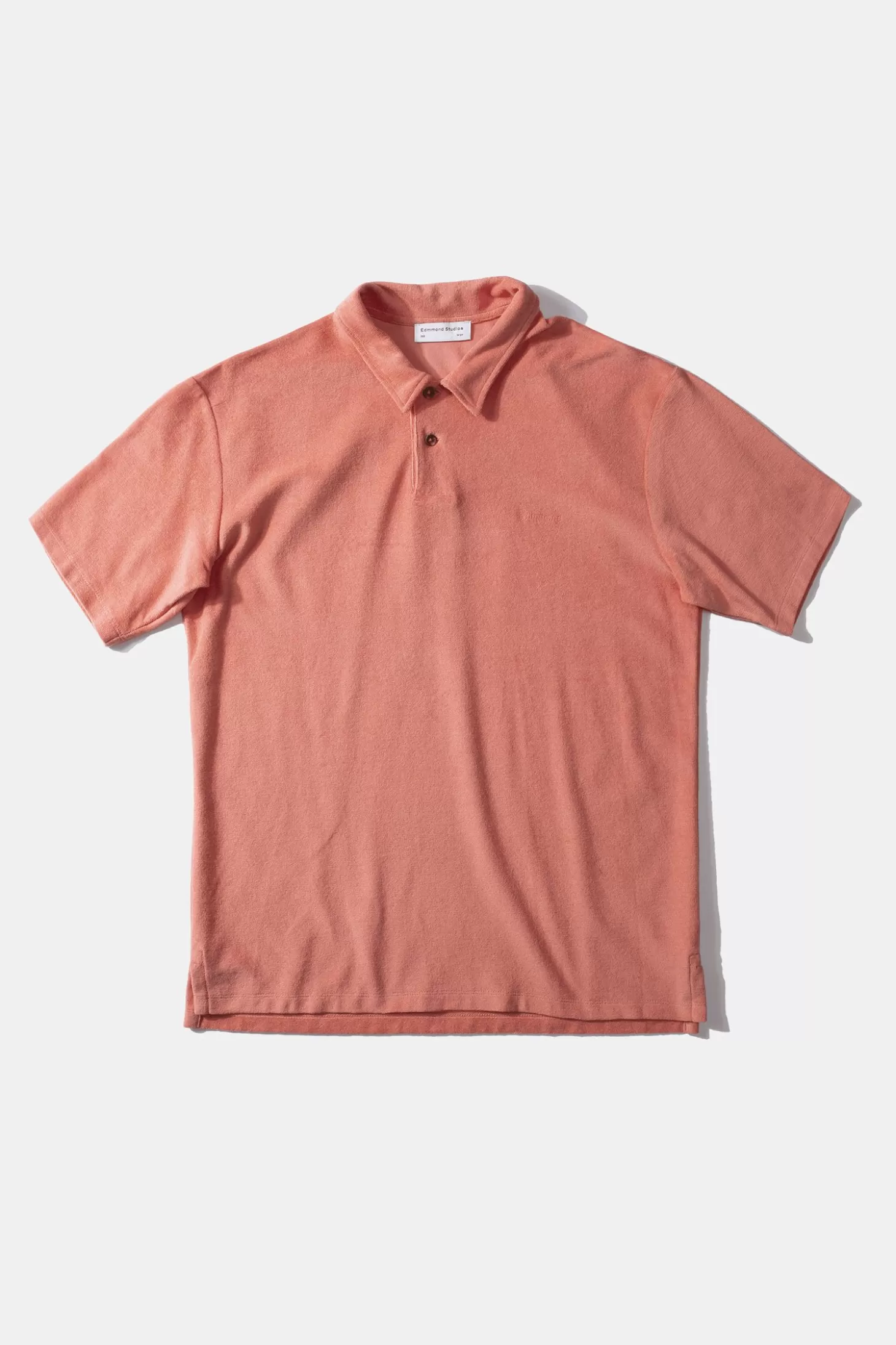 Discount Edmmond Studios Terry Polo Plain Salmon
