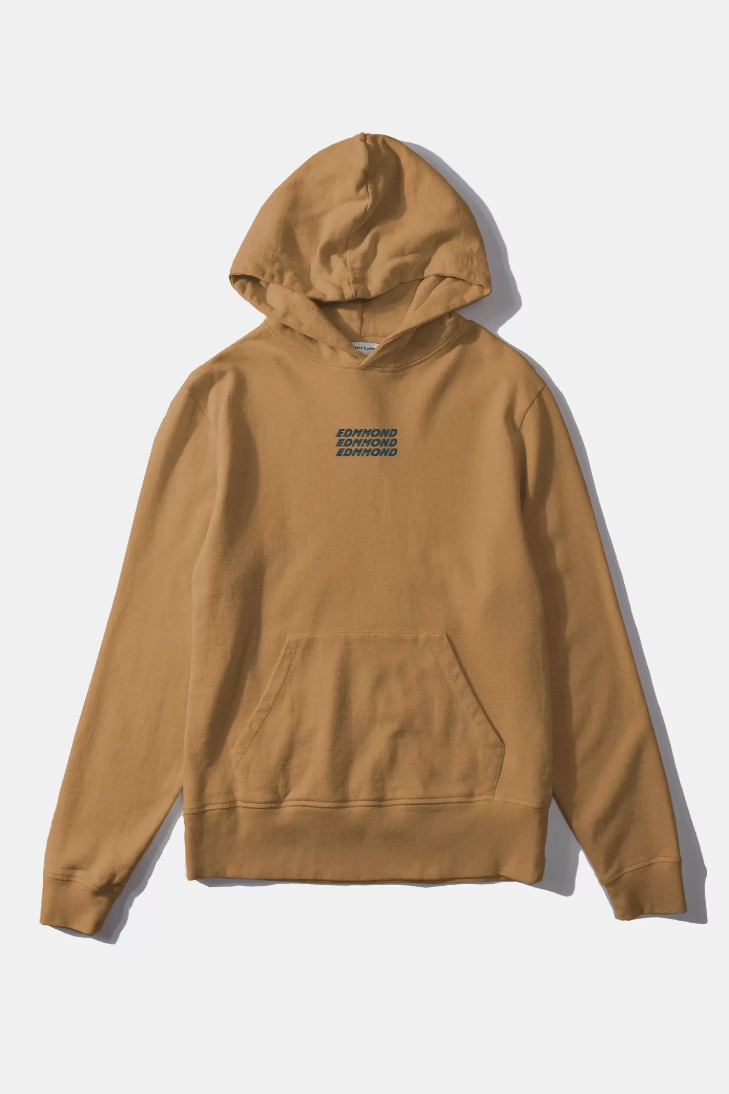 Outlet Edmmond Studios Velo Hoodie Plain Caramel