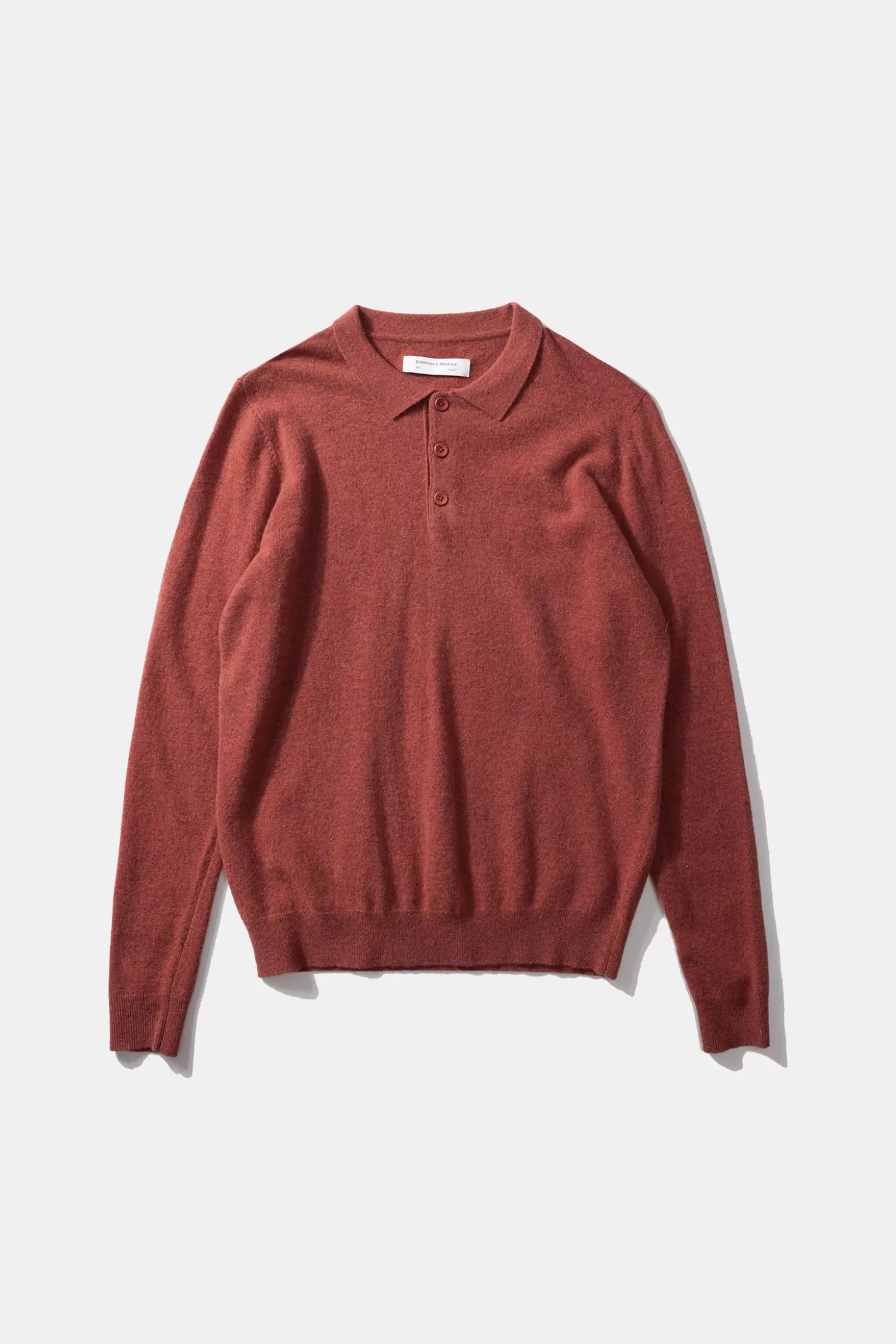Sale Edmmond Studios Wool Polo Plain Copper
